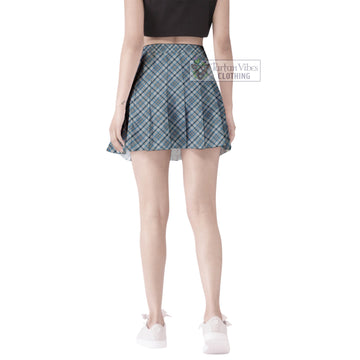Tartan Vibes Clothing Conquergood Tartan Women's Plated Mini Skirt