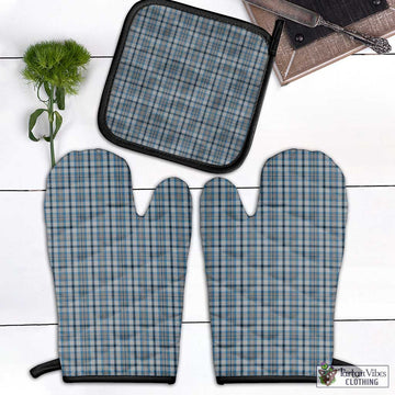 Conquergood Tartan Combo Oven Mitt & Pot-Holder Combo 1 Oven Mitt & 1 Pot-Holder Black - Tartan Vibes Clothing