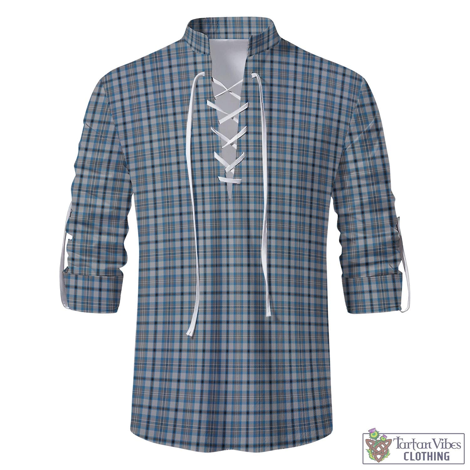 Conquergood Tartan Men's Scottish Traditional Jacobite Ghillie Kilt Shirt - Tartan Vibes Clothing