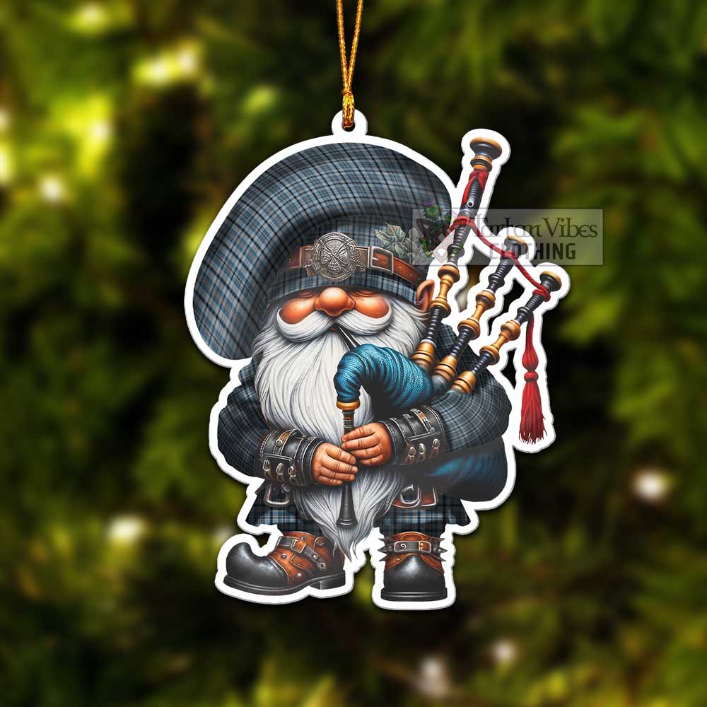 Conquergood Tartan Bagpiper Gnome Christmas Ornament - Tartan Vibes Clothing