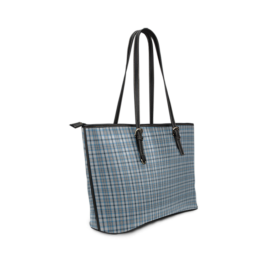 Conquergood Tartan Leather Tote Bag - Tartan Vibes Clothing