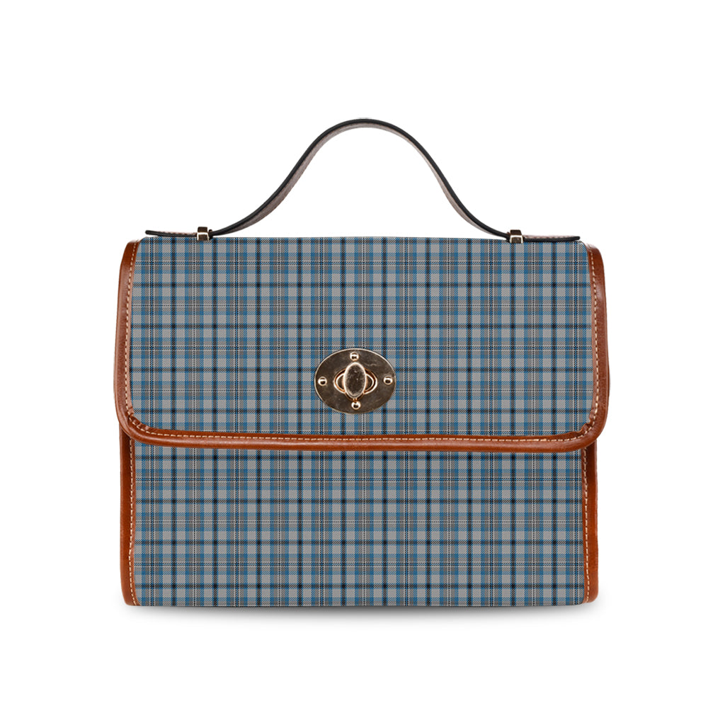 conquergood-tartan-leather-strap-waterproof-canvas-bag