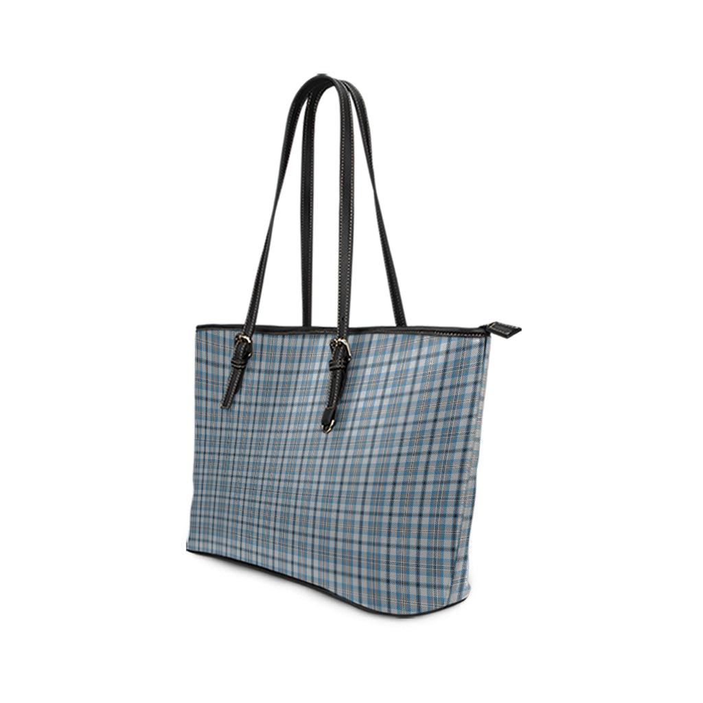 Conquergood Tartan Leather Tote Bag - Tartan Vibes Clothing