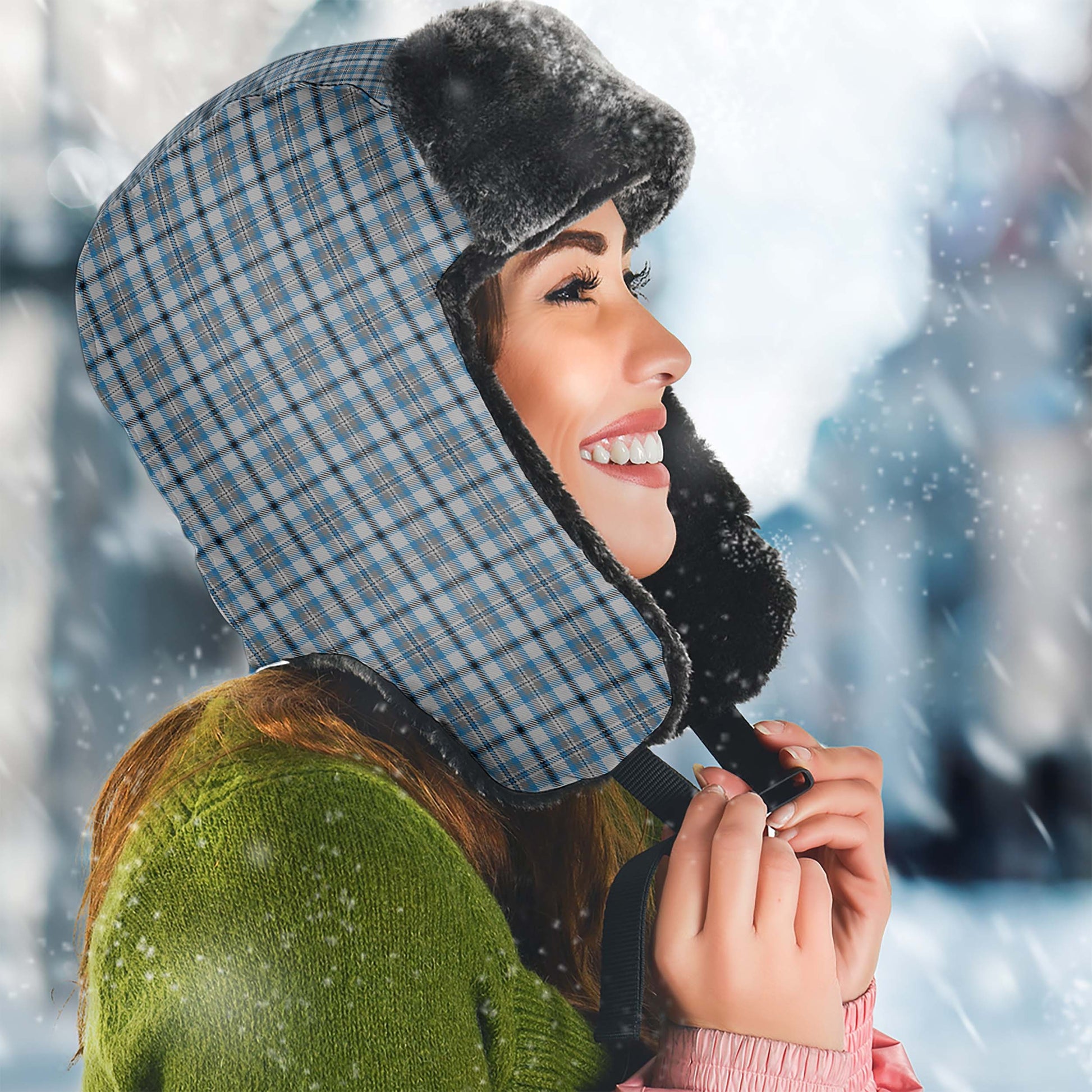 Conquergood Tartan Winter Trapper Hat - Tartan Vibes Clothing