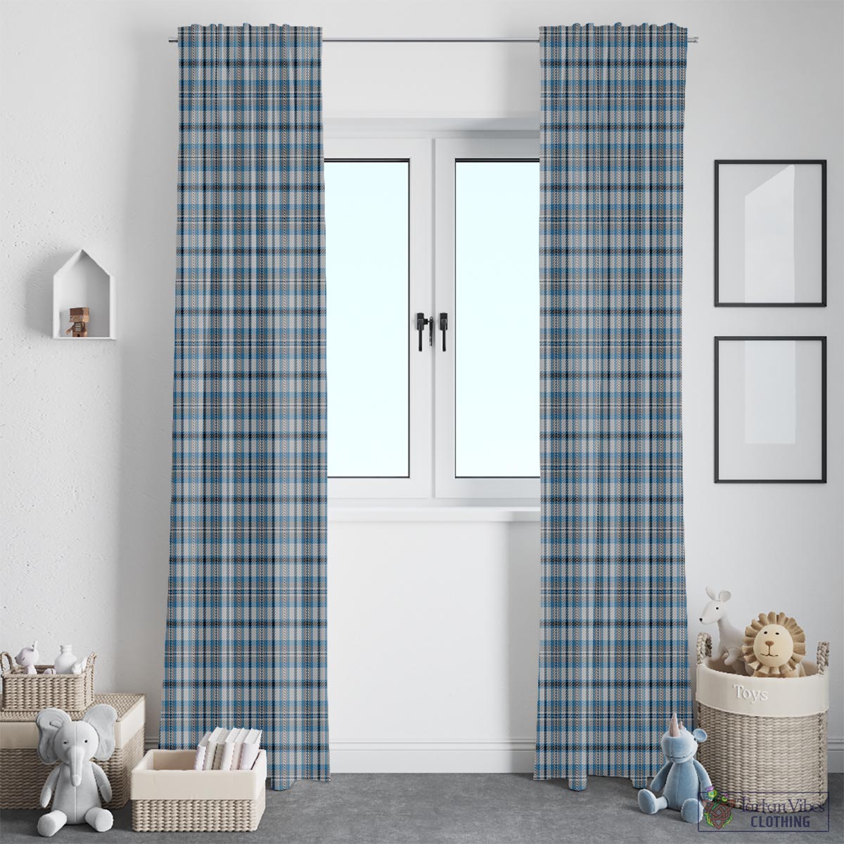 Conquergood Tartan Window Curtain