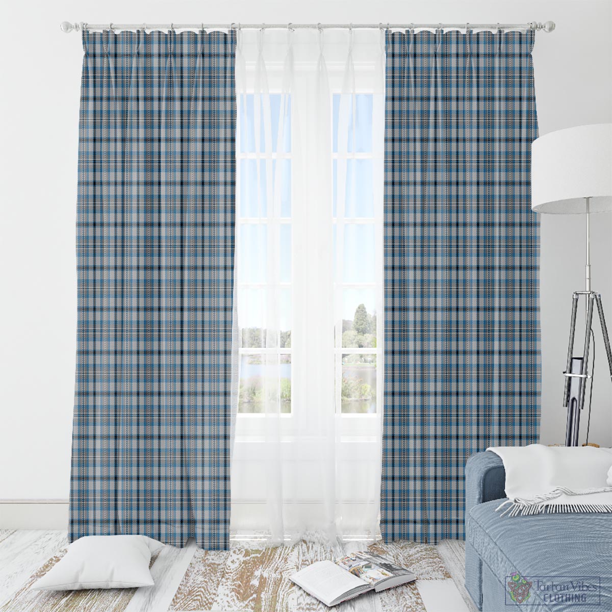 Conquergood Tartan Window Curtain
