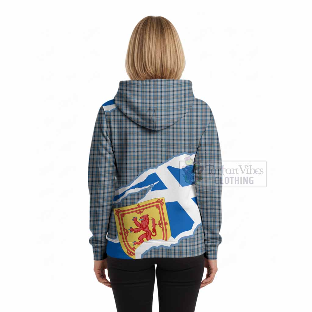 Conquergood Scotland Football Tartan Hoodie We'll Be Coming