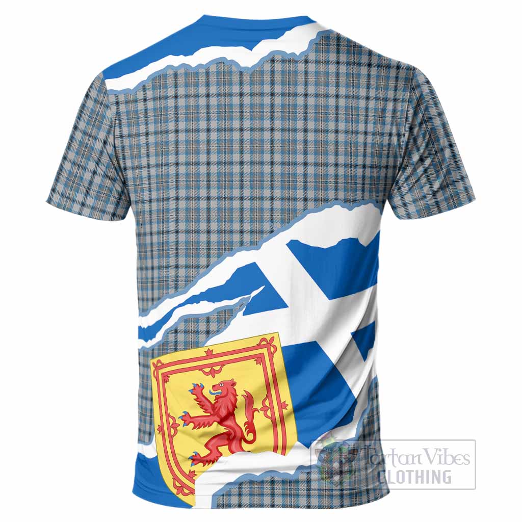 Conquergood Scotland Football Tartan T-Shirt We'll Be Coming