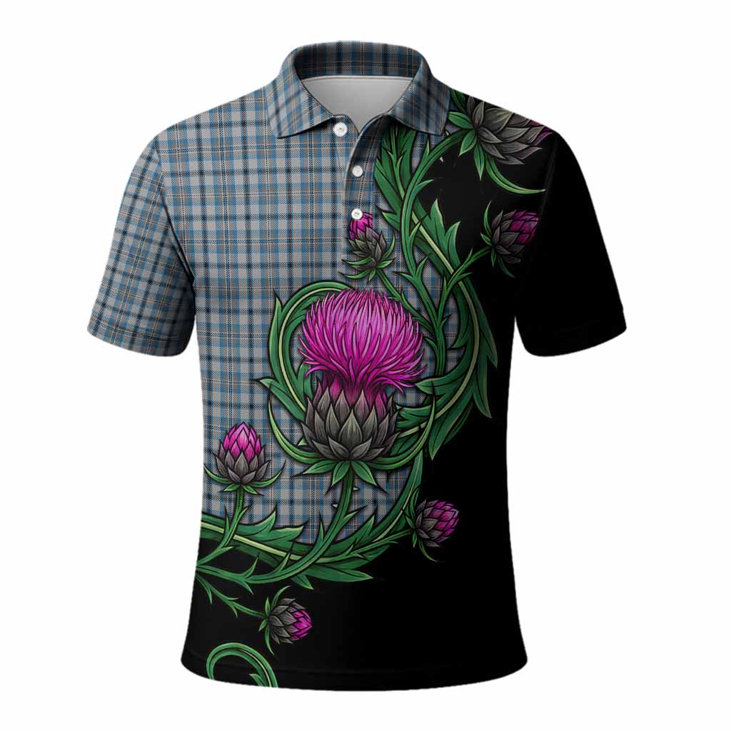 Conquergood Tartan Polo Shirt Resilient Scottish Thistle