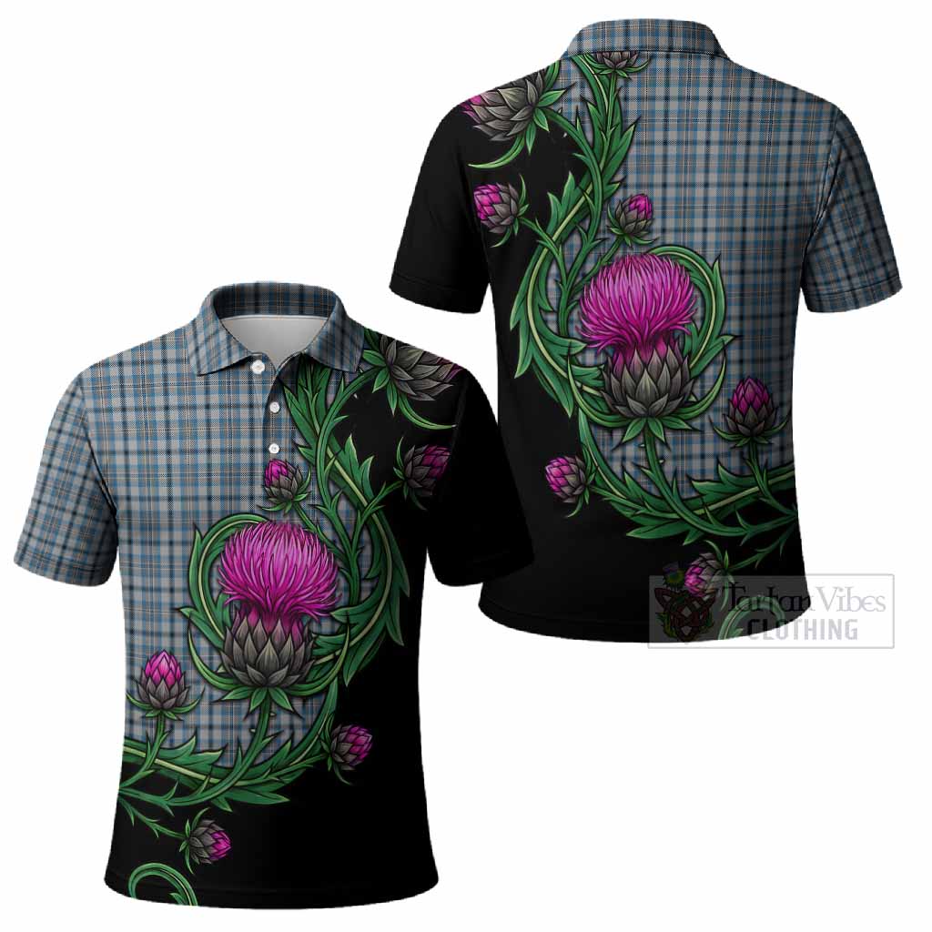 Conquergood Tartan Polo Shirt Resilient Scottish Thistle