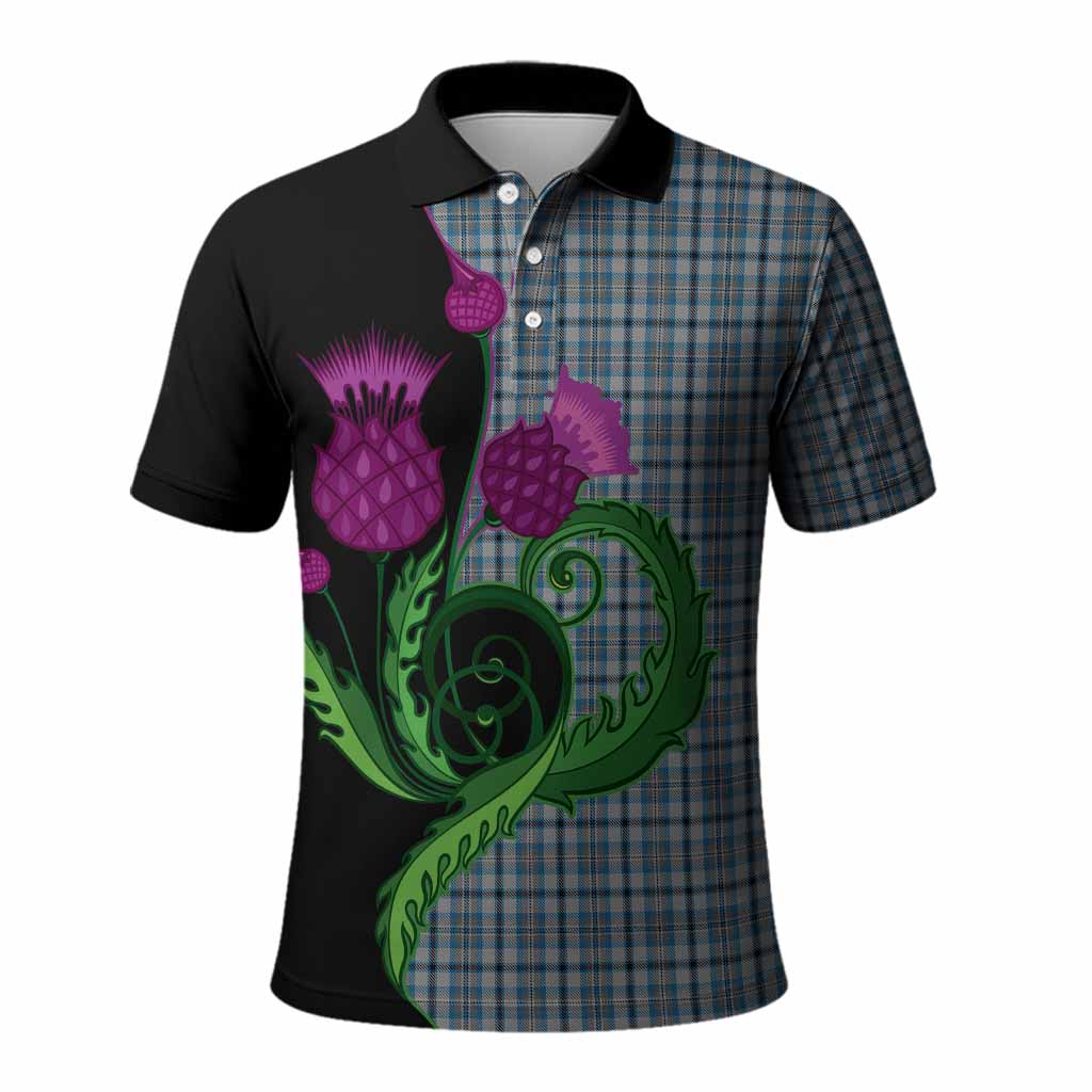 Conquergood Tartan Polo Shirt Traditional Scottish Thistle