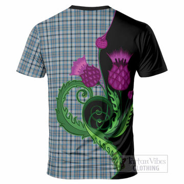 Conquergood Tartan T-Shirt Traditional Scottish Thistle