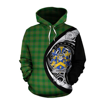Tartan Vibes Clothing Conran Irish Clan Cotton Hoodie Celtic Circle Style