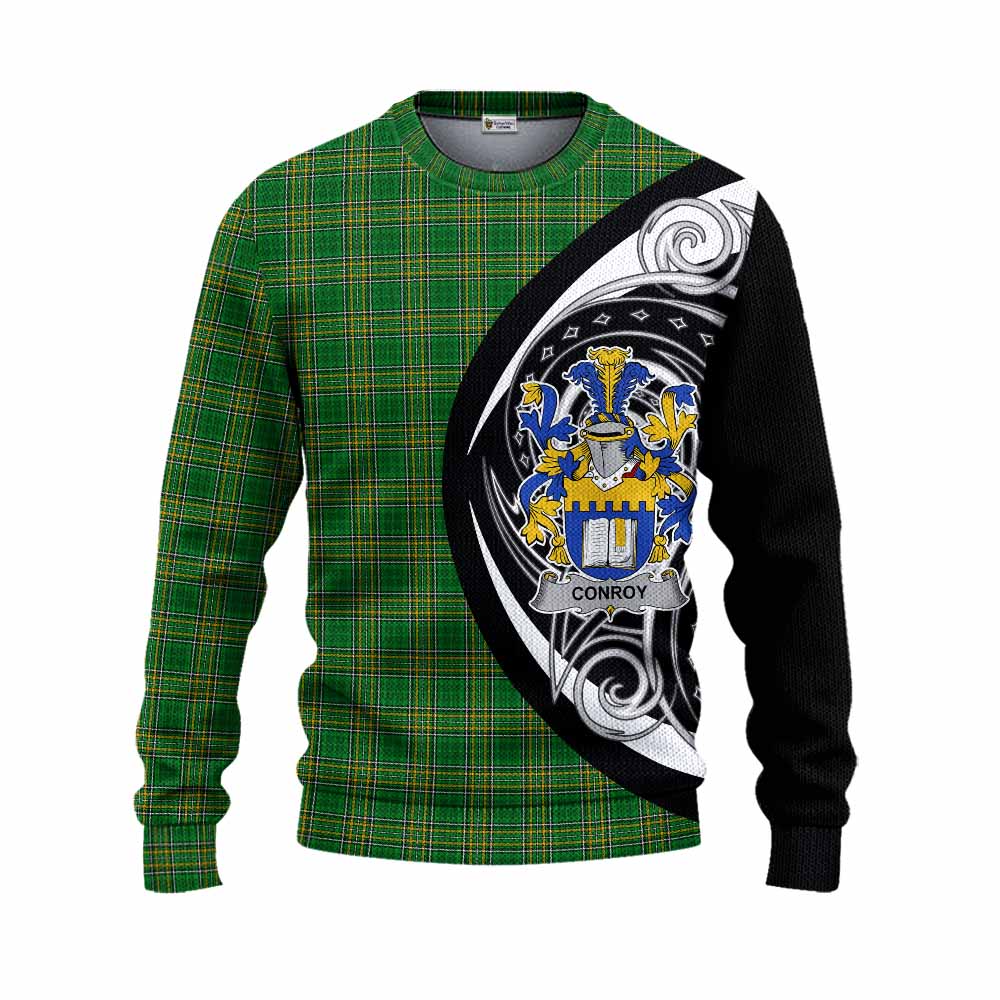 Tartan Vibes Clothing Conroy Irish Clan Knitted Sweater Celtic Circle Style