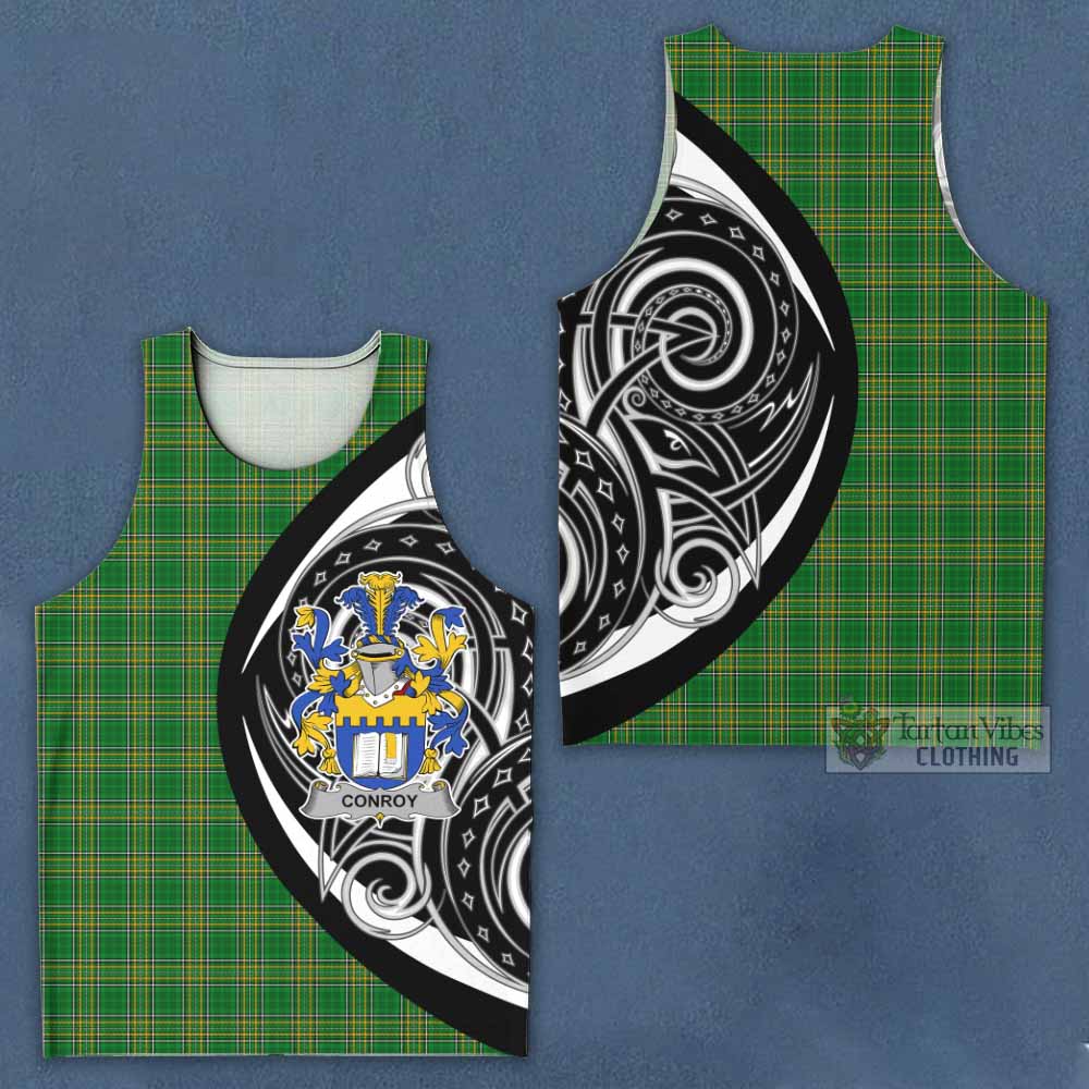 Conroy Irish Clan Men's Tank Top Celtic Circle Style - Tartan Vibes Clothing