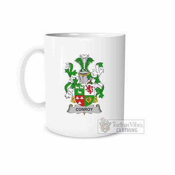 Conroy Green Irish Clan Coat of Arms Ceramic Mug