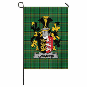 Considine Irish Clan Tartan Flag with Coat of Arms