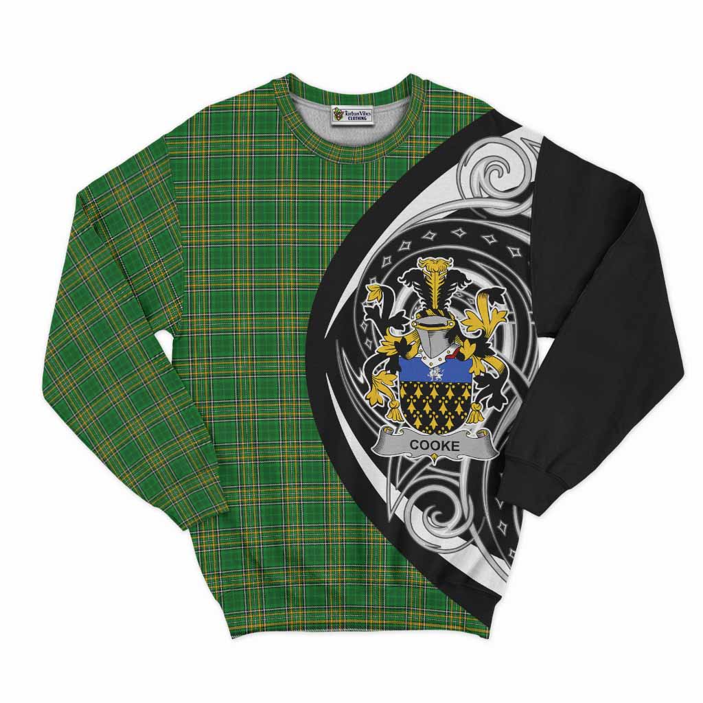 Cooke Irish Clan Sweatshirt Celtic Circle Style Unisex - Tartan Vibes Clothing