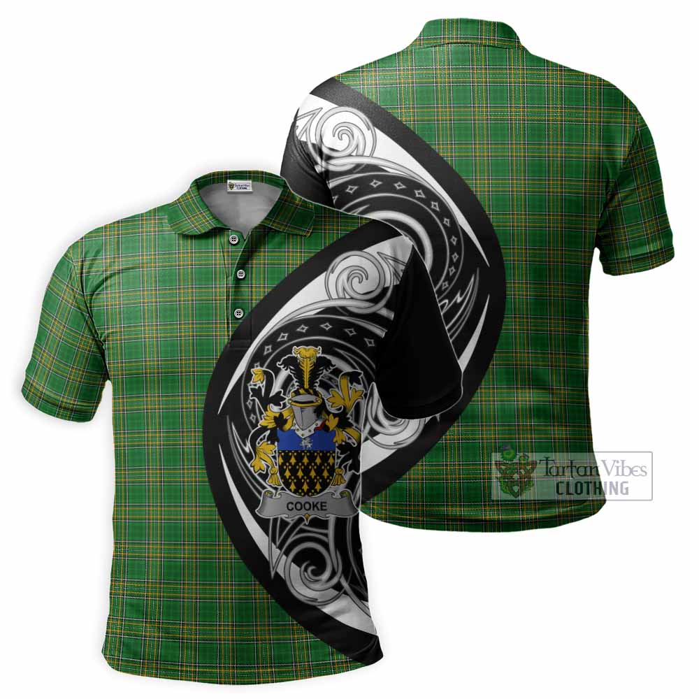 Cooke Irish Clan Polo Shirt Celtic Circle Style - Tartan Vibes Clothing