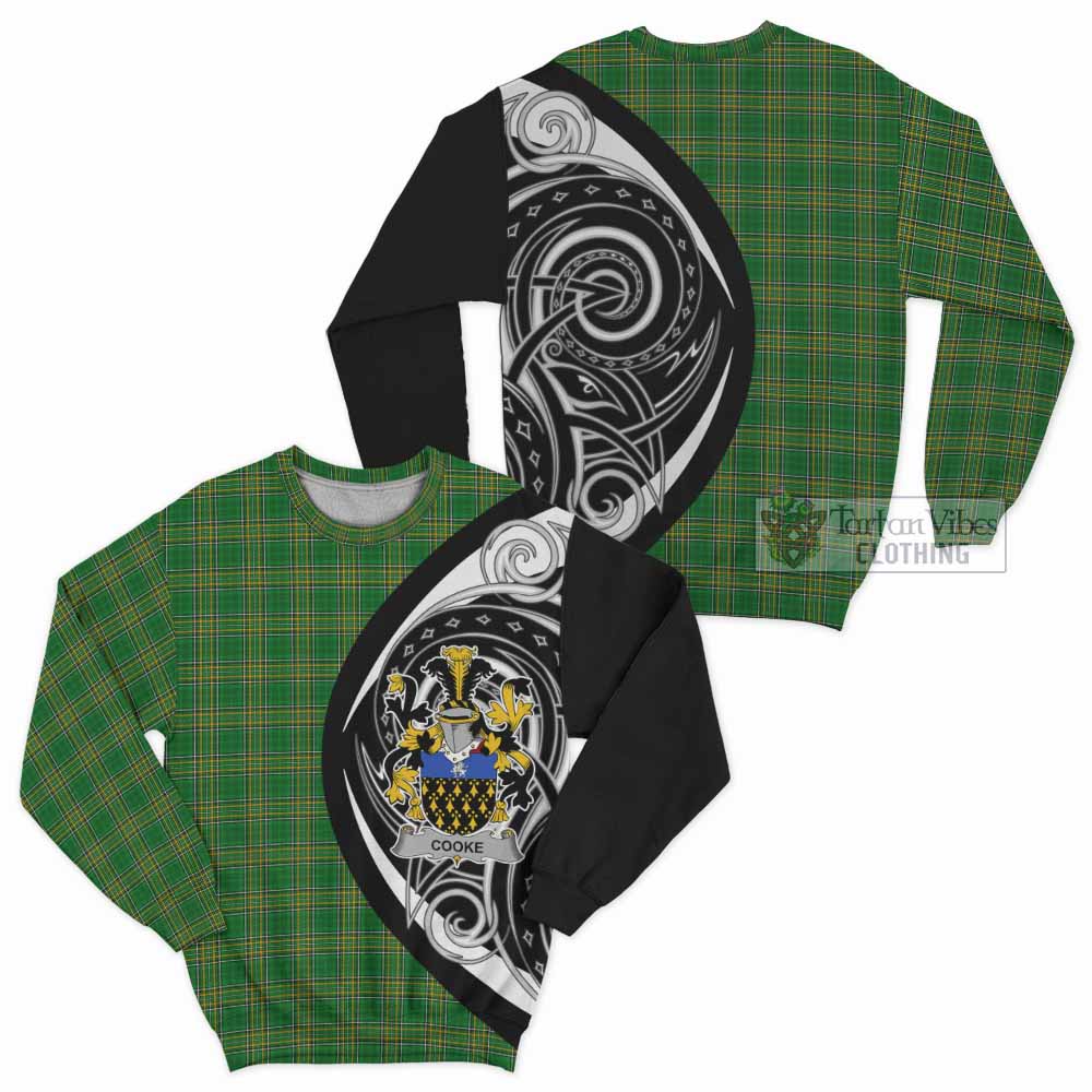 Cooke Irish Clan Sweatshirt Celtic Circle Style - Tartan Vibes Clothing