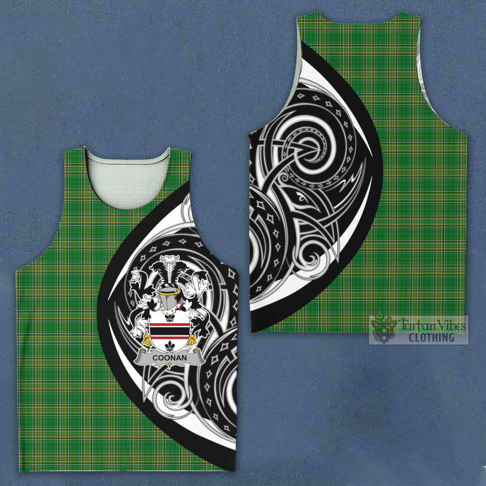 Tartan Vibes Clothing Coonan Irish Clan Men's Tank Top Celtic Circle Style