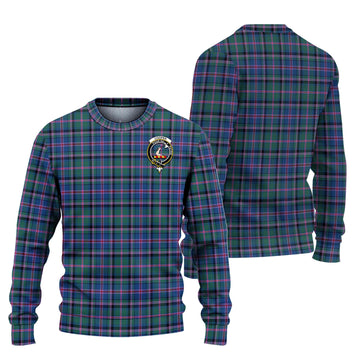Cooper Tartan Knitted Sweater with Family Crest Unisex - Tartanvibesclothing