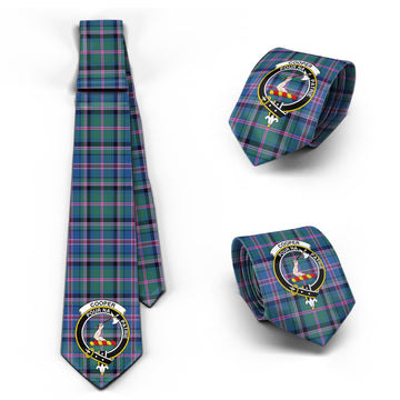 Cooper Tartan Classic Necktie with Family Crest