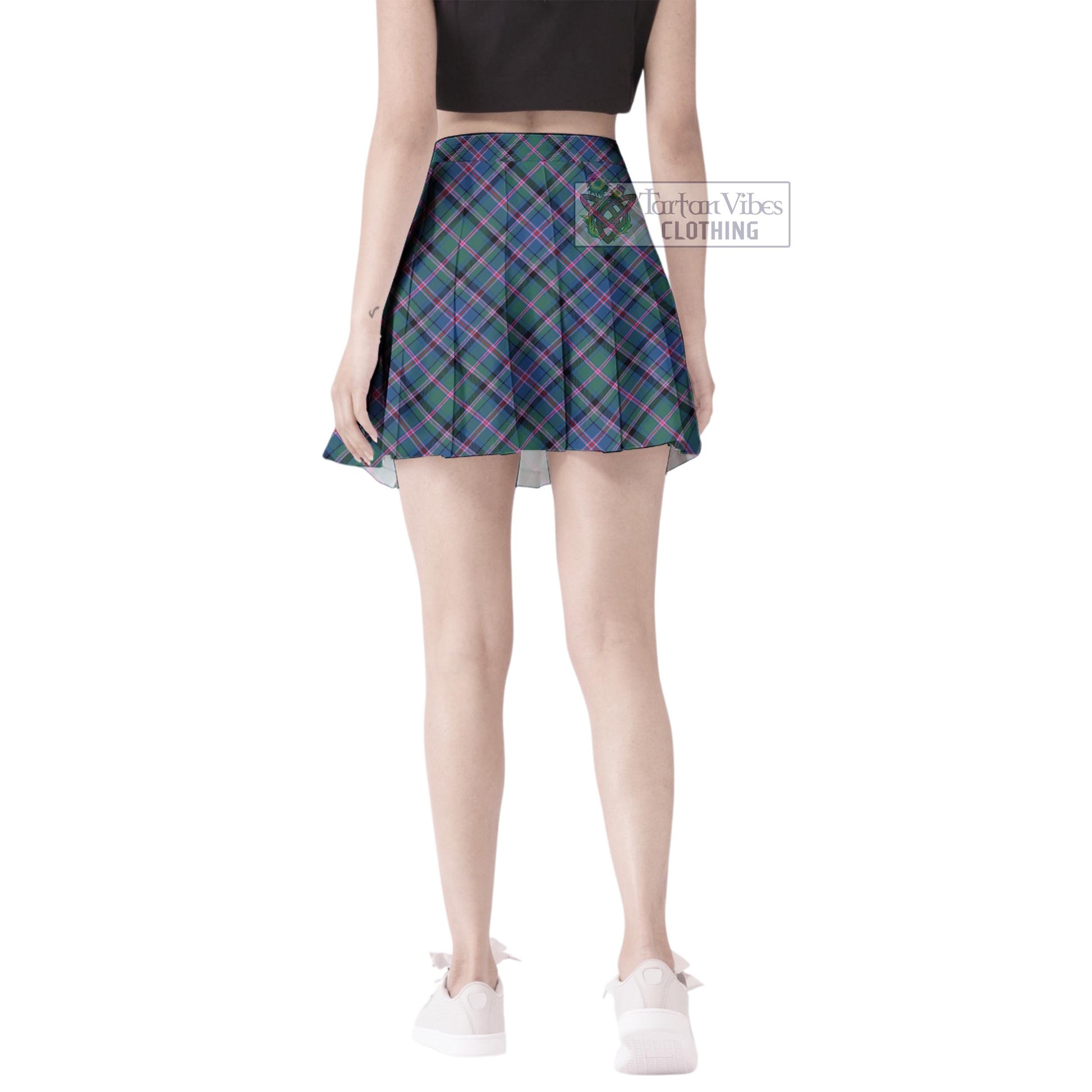 Tartan Vibes Clothing Cooper Tartan Women's Plated Mini Skirt