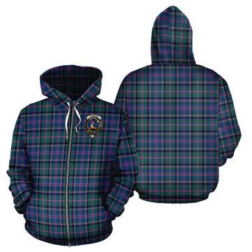 Cooper Tartan Hoodie with Family Crest