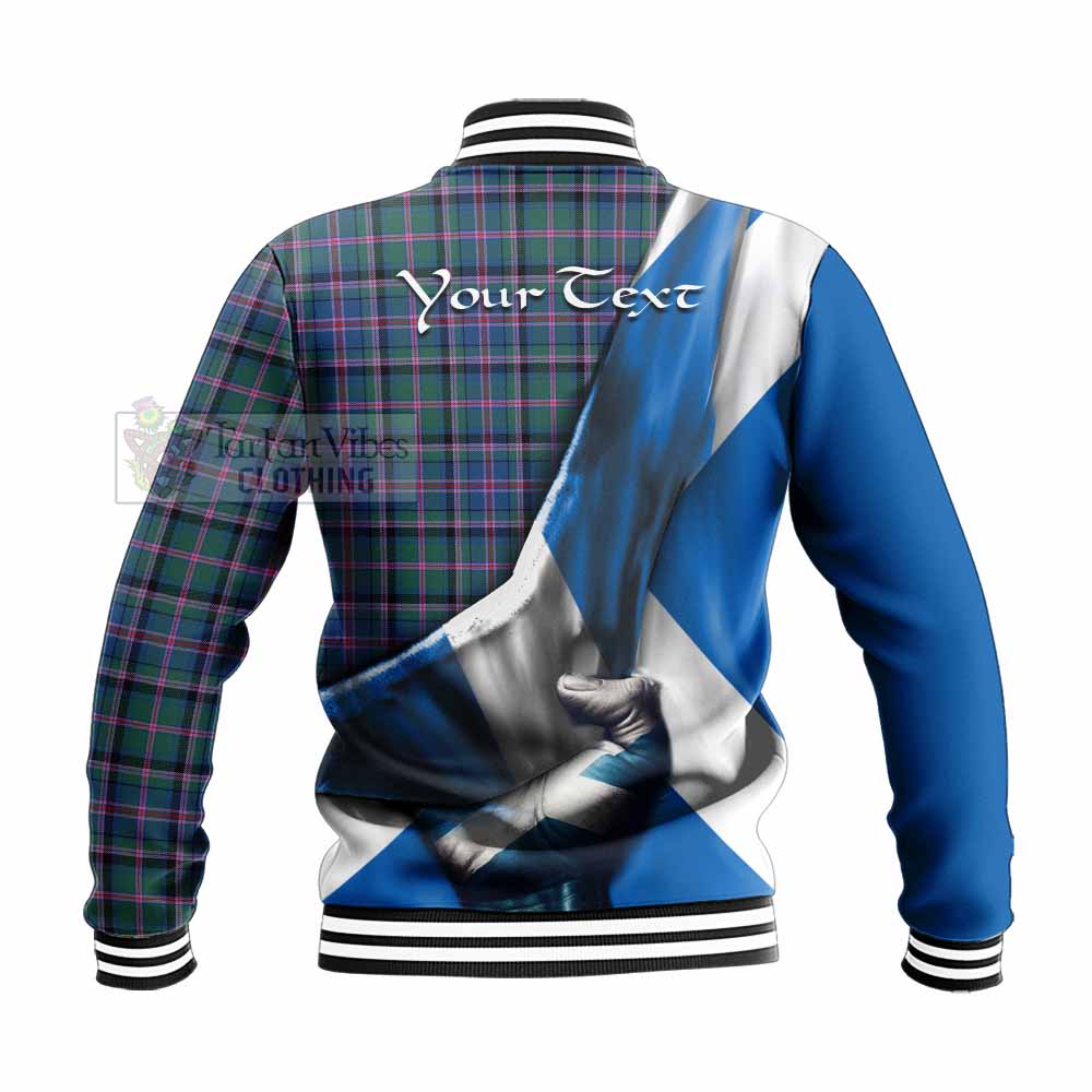 Cooper Tartan Baseball Jacket with Family Crest Scotland Patriotic Style - Tartan Vibes Clothing