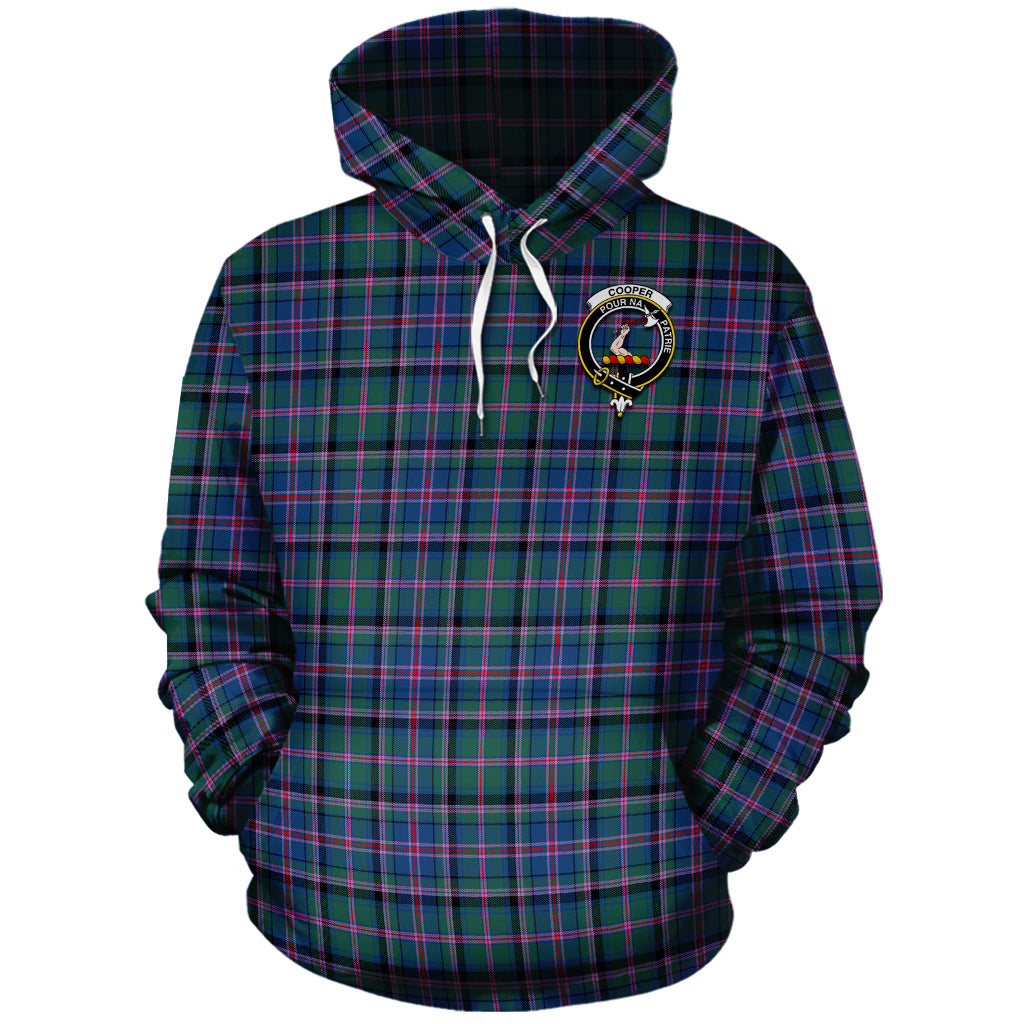 Cooper Tartan Hoodie with Family Crest - Tartan Vibes Clothing