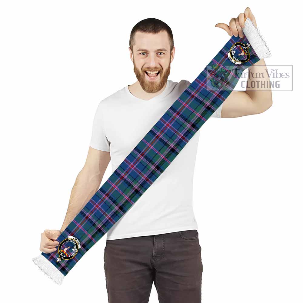 Tartan Vibes Clothing Cooper Tartan Ruffneck Scarf with Family Crest