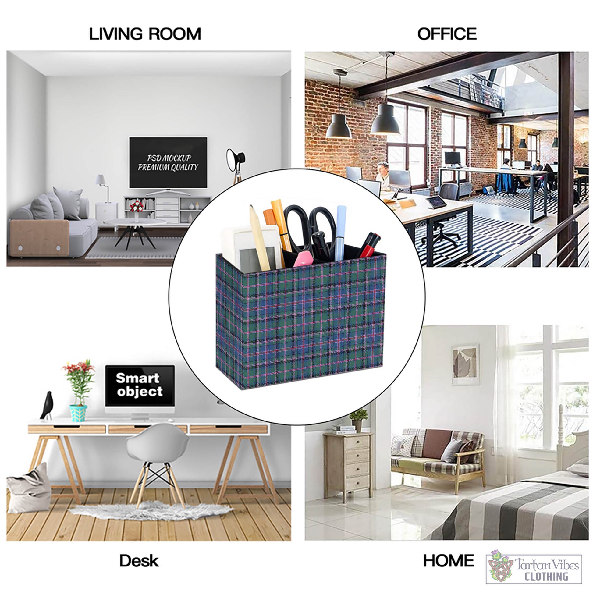 Tartan Vibes Clothing Cooper Tartan Pen Holder