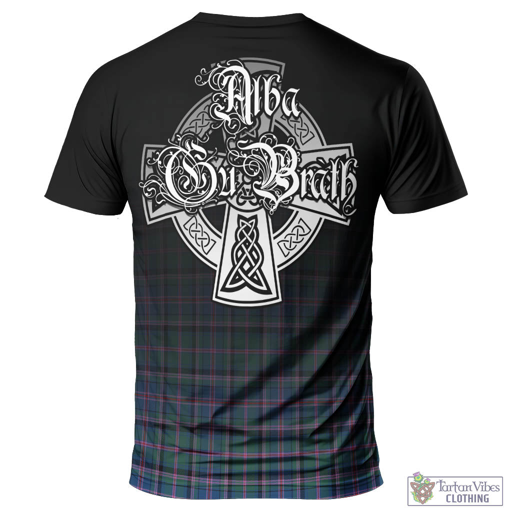 Tartan Vibes Clothing Cooper Tartan T-Shirt Featuring Alba Gu Brath Family Crest Celtic Inspired