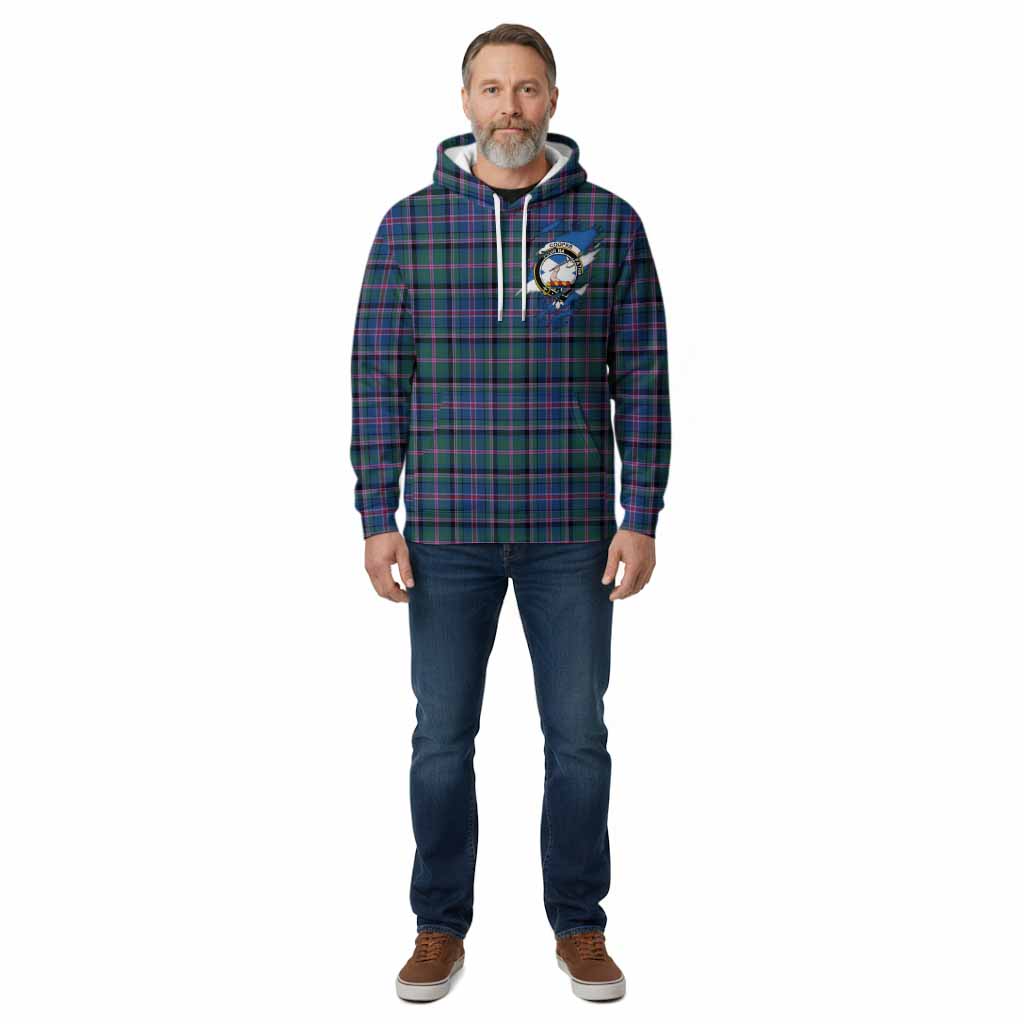 Cooper Clan Crest In Me Tartan Cotton Hoodie Scotland Flag Style