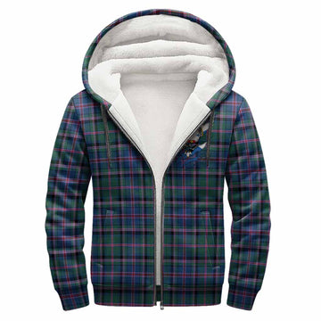 Cooper Clan Crest In Me Tartan Sherpa Hoodie Scotland Flag Style