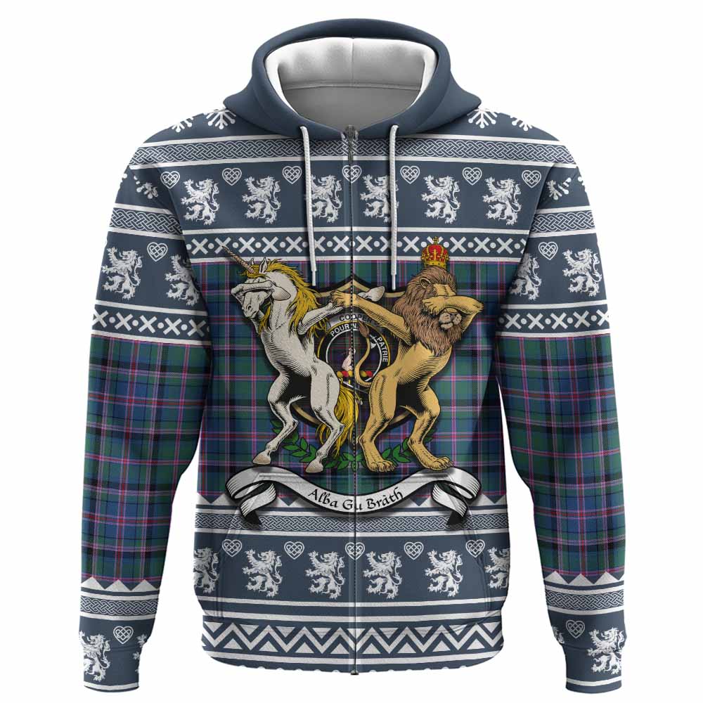 Cooper Clan Tartan Crest Christmas Hoodie Coat of Arms Funny Style - Tartan Vibes Clothing