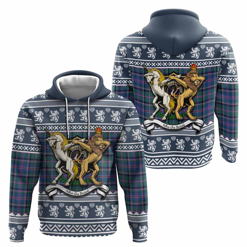 Cooper Clan Tartan Crest Christmas Hoodie Coat of Arms Funny Style - Tartan Vibes Clothing