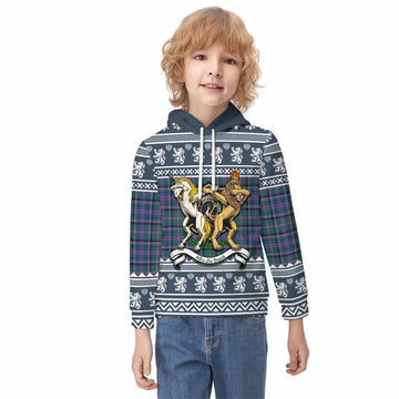 Cooper Clan Tartan Crest Christmas Kid Hoodie Coat of Arms Funny Style