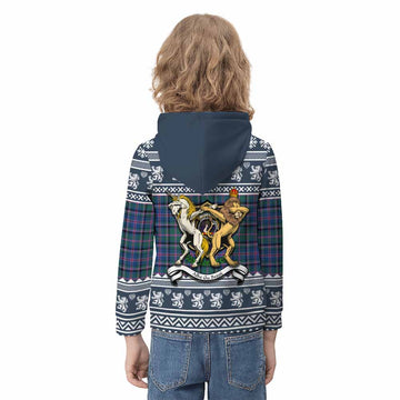Cooper Clan Tartan Crest Christmas Kid Hoodie Coat of Arms Funny Style