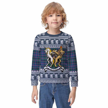 Cooper Clan Tartan Crest Christmas Kid Ugly Sweatshirt Coat of Arms Funny Style