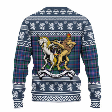 Cooper Clan Tartan Crest Christmas Ugly Sweater Coat of Arms Funny Style