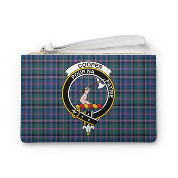 Tartan Vibes Clothing Cooper Family Crest Tartan Clutch Bag