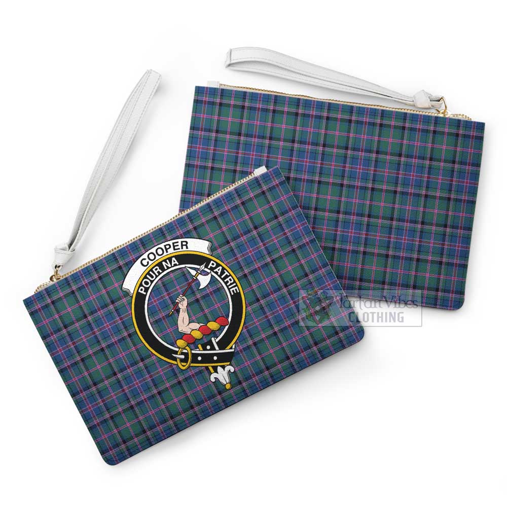 Tartan Vibes Clothing Cooper Family Crest Tartan Clutch Bag