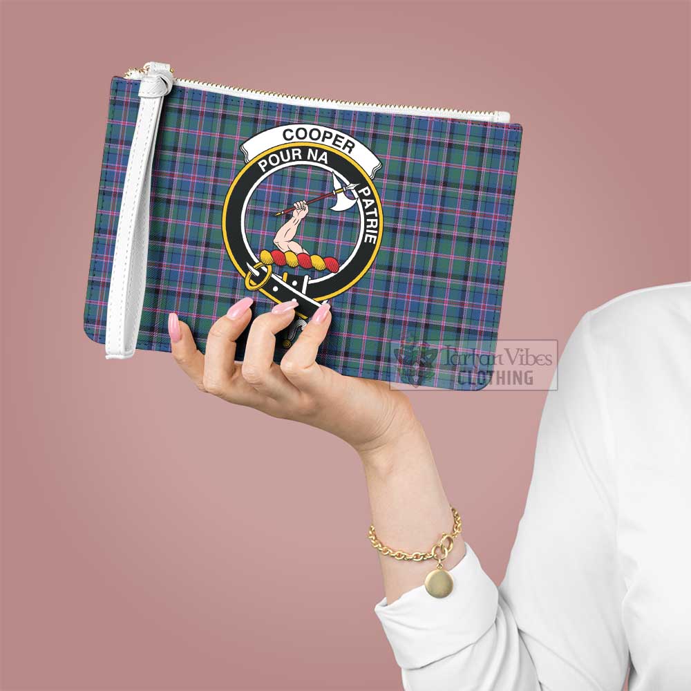 Tartan Vibes Clothing Cooper Family Crest Tartan Clutch Bag