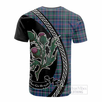 Cooper Family Crest Tartan Cotton T-shirt Alba Thistle Inspired - Tartan Vibes Clothing
