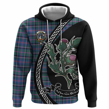 Cooper Family Crest Tartan Hoodie Alba Thistle Inspired