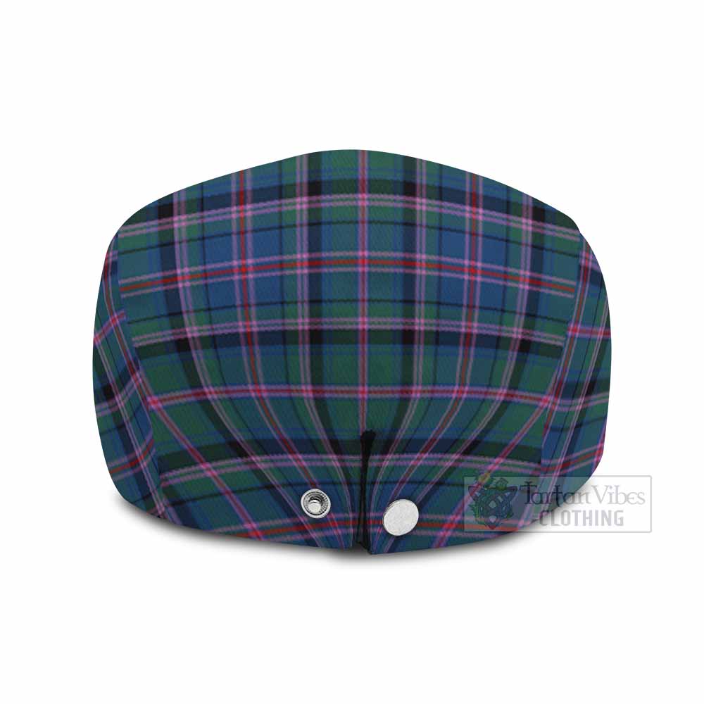 Cooper Family Crest Tartan Jeff Cap, Tartan Flat Cap