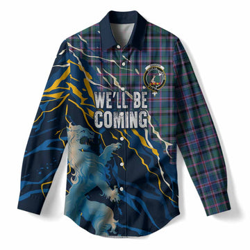 Cooper Scotland Tartan Women Casual Shirt WC2026 Football - We'll Be Coming