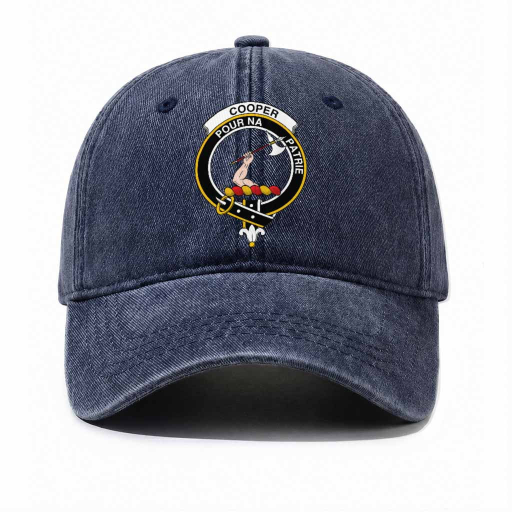 Cooper Scottish Clan Crest Washed Baseball Cap
